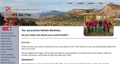 Desktop Screenshot of holisticdentistrydurango.com